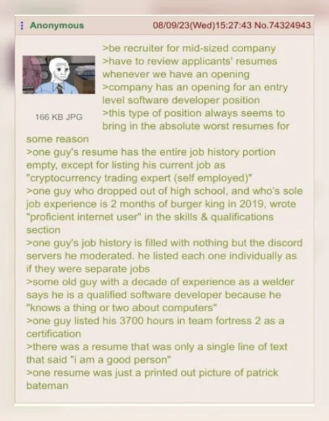 The Worst Software Developer Resumes