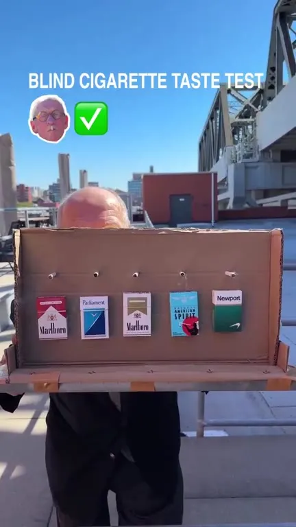 Blind Cigarette Taste Test