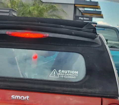 Smart Car Holds 15 Clowns