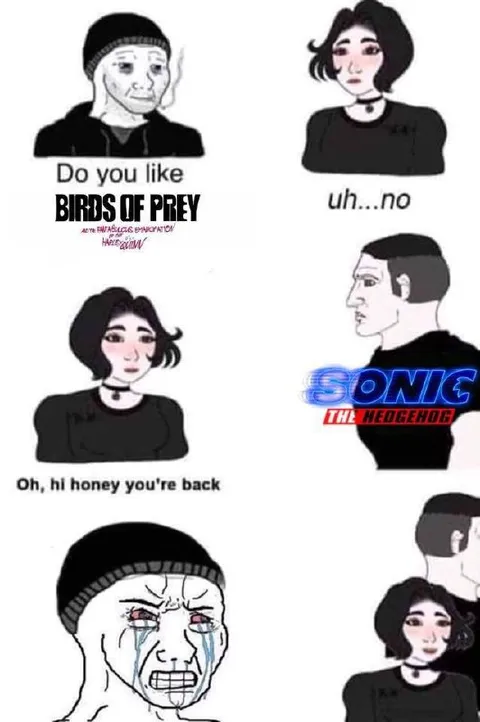 Birds of Prey против Sonic