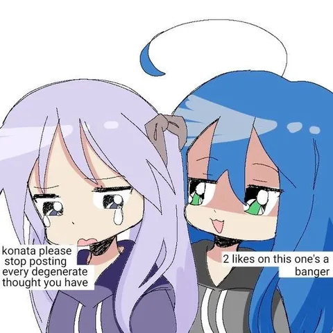 Konata Posts Another Degenerate Thought