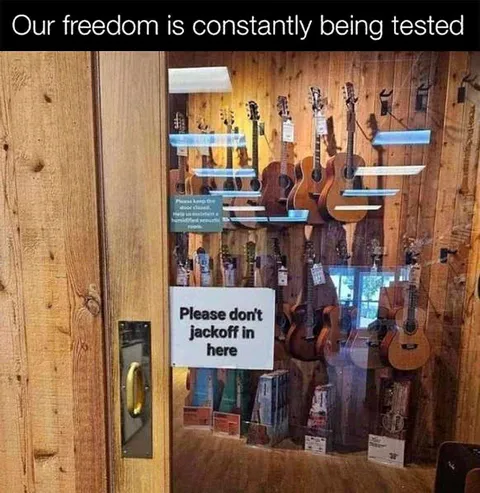 Please Don't Jack Off in Here