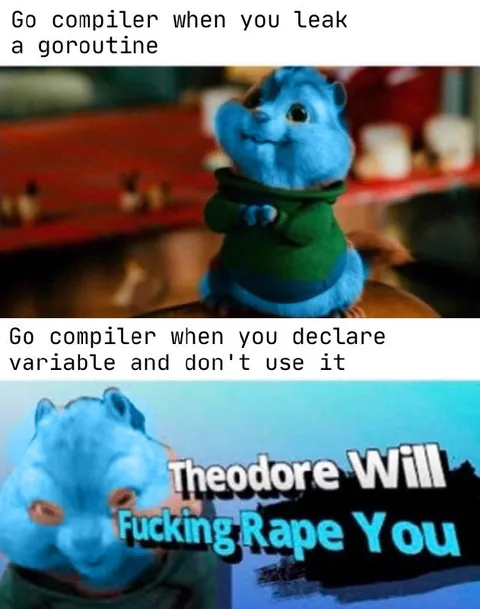 Go compiler unused variable rage