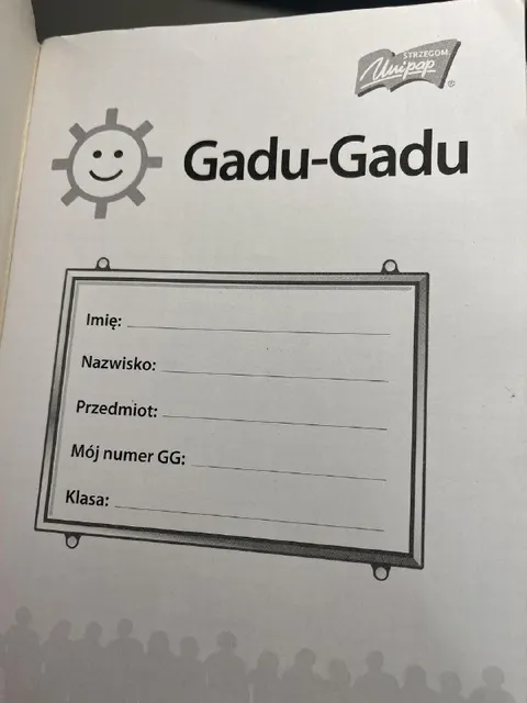 Formularz Gadu-Gadu w szkole