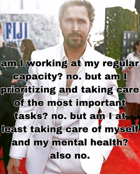 Barely Taking Care of Myself