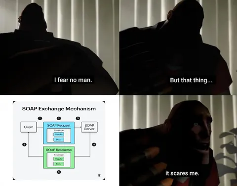 SOAP Exchange Mechanism Scares Him