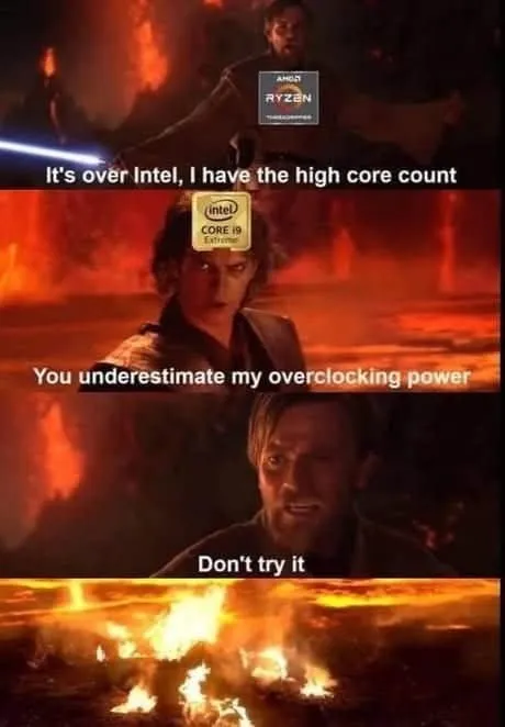 Intel vs Ryzen on Mustafar