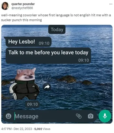 Hey Lesbo, Talk to Me