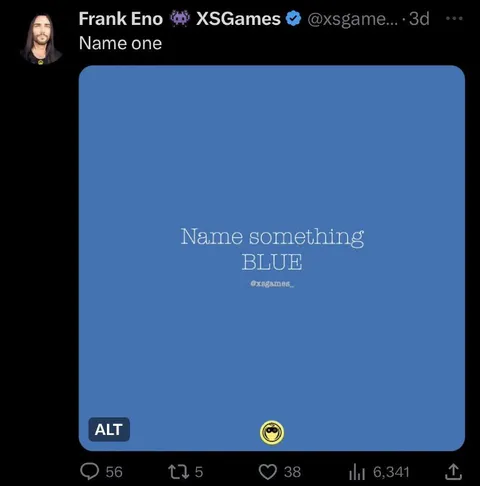 Name Something Blue