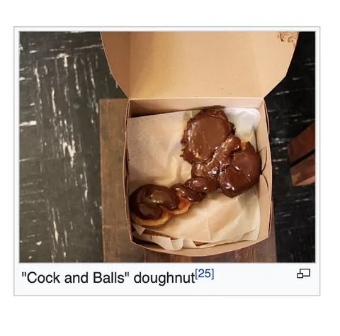 Cock and Balls Doughnut