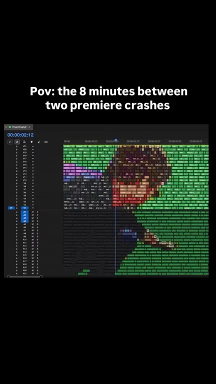 Eight Minutes Between Premiere Crashes