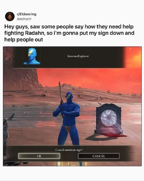 Helping People Fight Radahn
