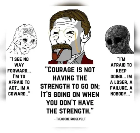 Courage Is Not Having Strength