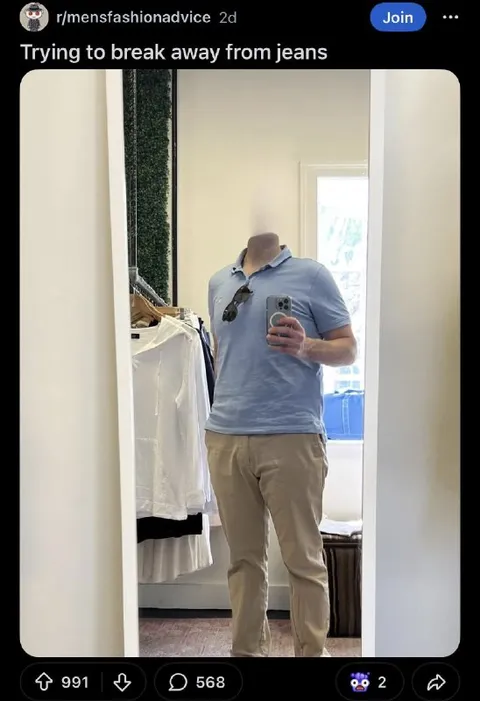 Trying to Break Away From Jeans