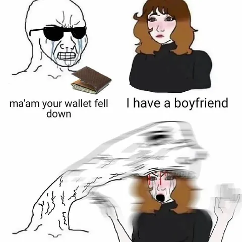 Wallet Fell Down Girlfriend