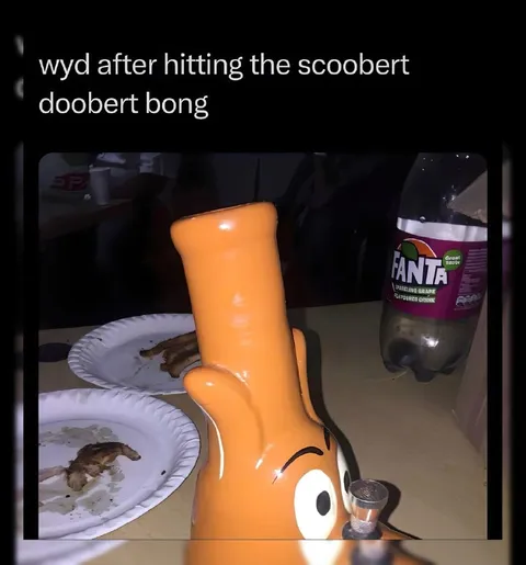 Scoobert Doobert Bong Reaction