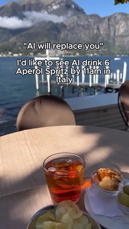 AI Cannot Replace Italian Aperitivo