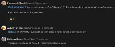 GNOME Development Has No Resources