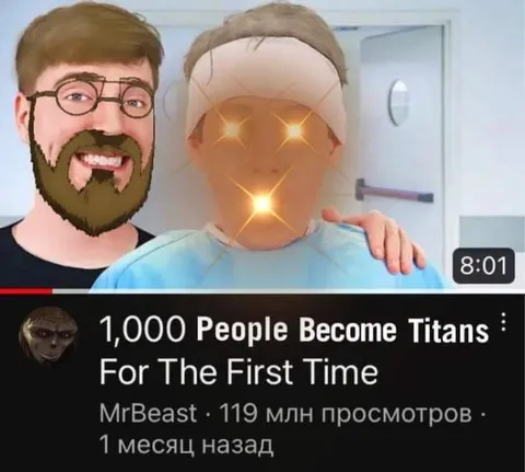 1,000 People Become Titans