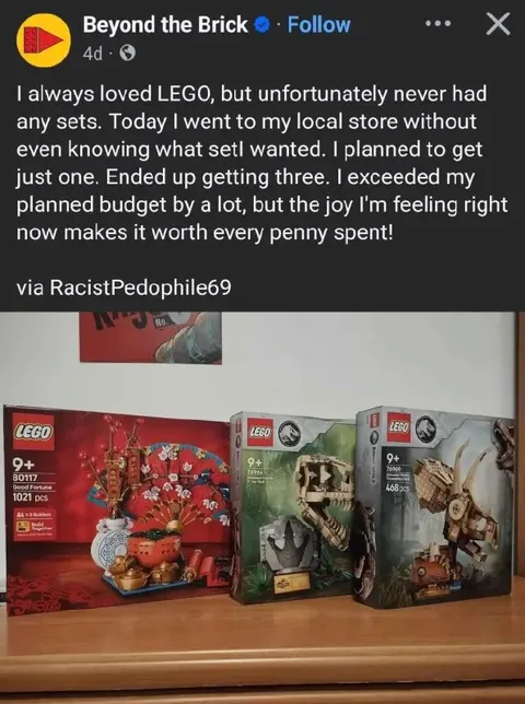 Planned One LEGO Set, Bought Three