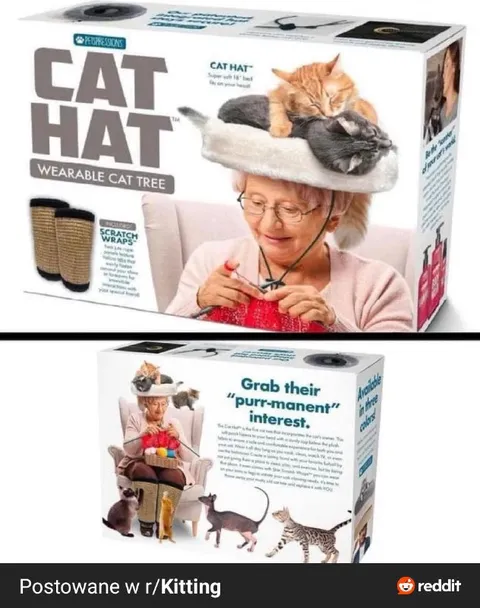 Cat Hat Wearable Cat Tree