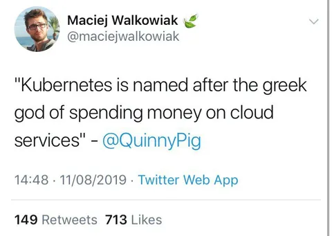 Kubernetes Cloud Spending Joke