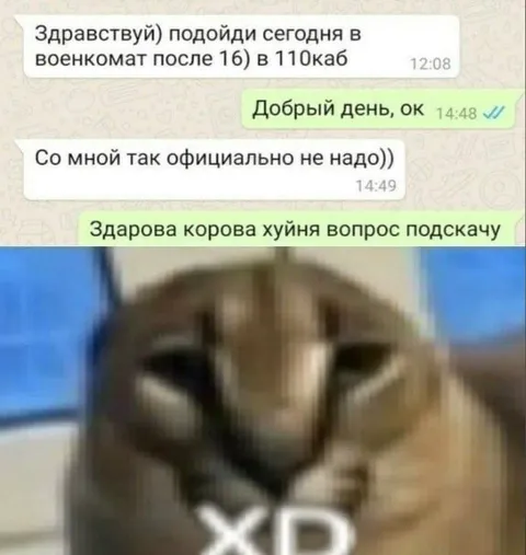 Официальное обращение к военкомату