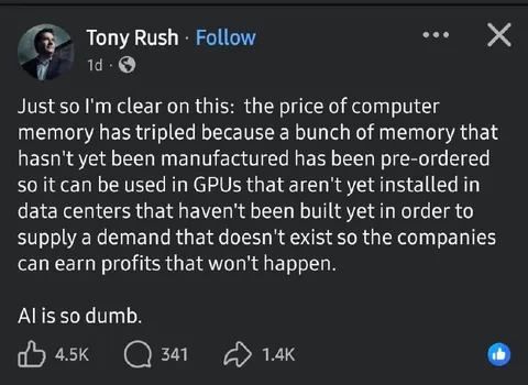 AI Is So Dumb Memory Shortage