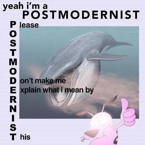 Postmodernist Whale Explanation
