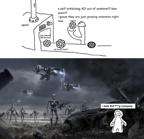 Self-Initializing AI Apocalypse