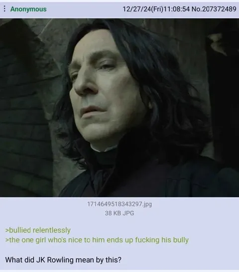 Snape Reacts to Rowling's Plot
