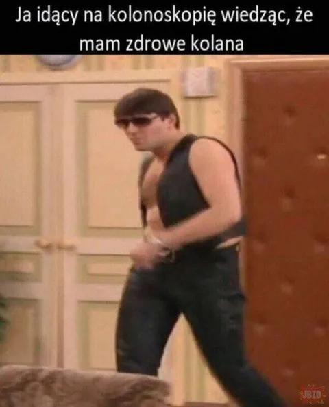 Zdrowe kolana przed kolonoskopią