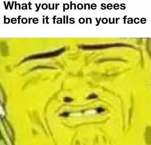 Phone Falls on Your Face
