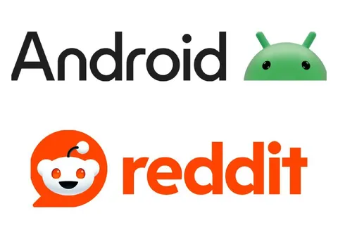 Android and Reddit Flat Logos