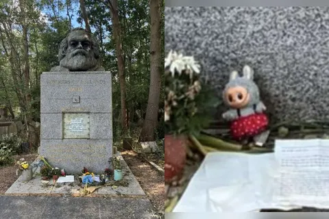 Karl Marx grave memorial