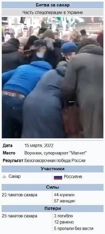 Битва за сахар в Воронеже