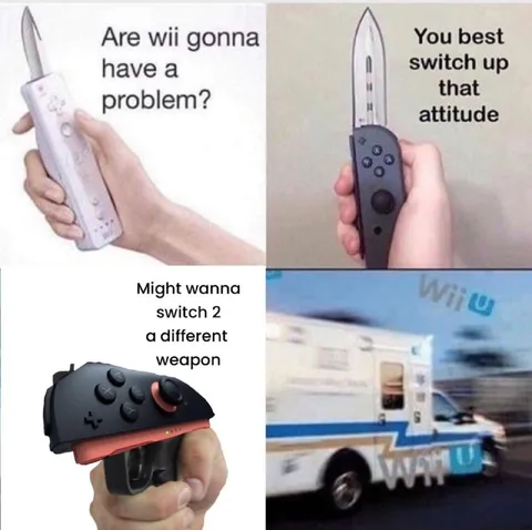Wii Controllers Turn Into Weapons