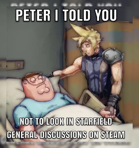 Peter Warns About Starfield Discussions