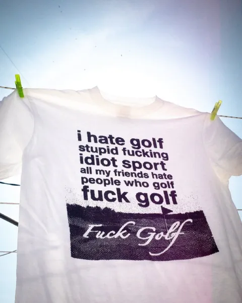 I Hate Golf Shirt