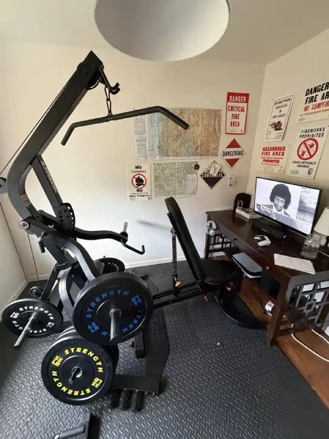 Home Gym in Fire Danger Area