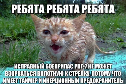 Исправный боеприпас не может взорваться