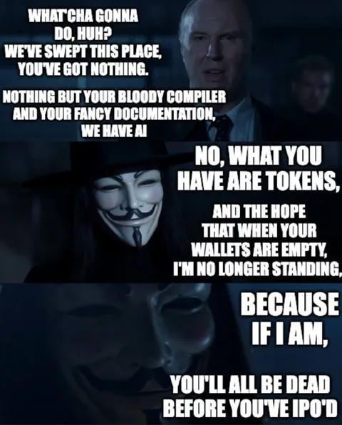 V Has Tokens, Not Hope