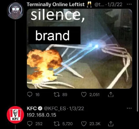 Silence, brand Wi-Fi joke