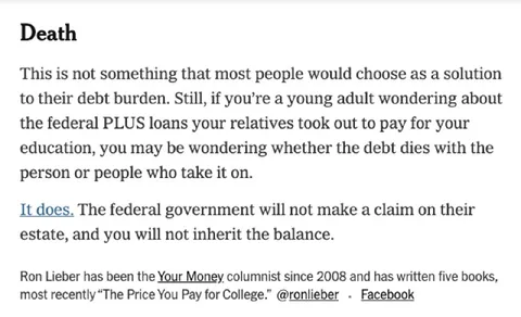 Debt Dies With the Borrower