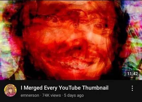 I Merged Every YouTube Thumbnail