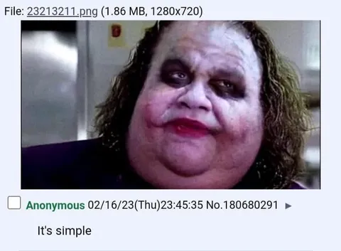 It's Simple Joker Reaction