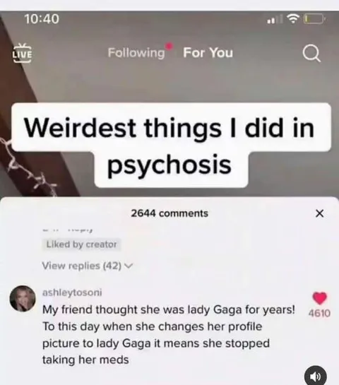 Lady Gaga Profile Picture Psychosis