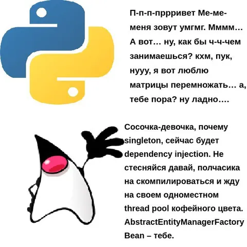 Python и Java знакомятся