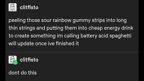 Battery Acid Spaghetti Experiment