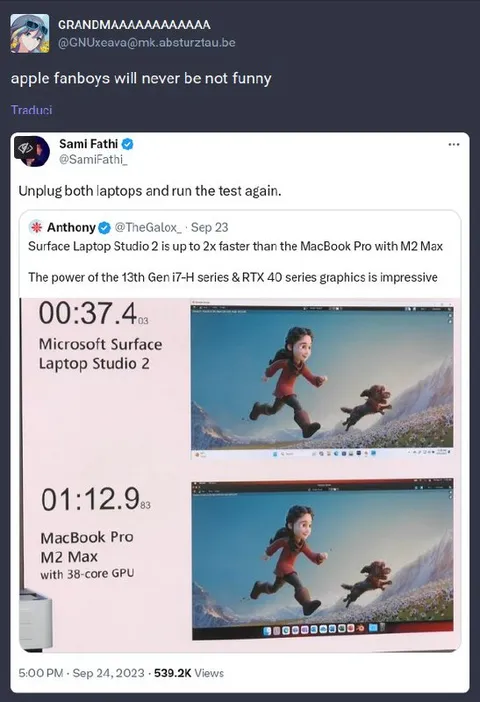 Apple Fanboys Can’t Handle Benchmarks